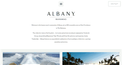 Desktop Screenshot of albanybahamas.com