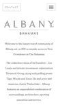 Mobile Screenshot of albanybahamas.com